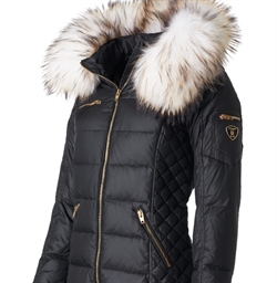 Rita - Black - Raccoon Fur - Easy Nylon